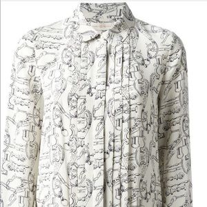 Tory Burch Key Print Silk dress